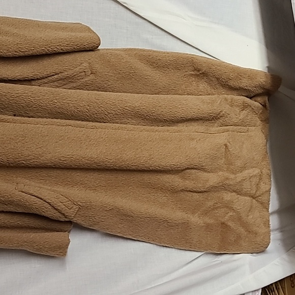 Irving Samuel Heavy Alpaca Wool Blend Winter Duster Long Belted Wrap Coat - Picture 12 of 13